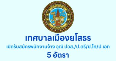 เทศบาลเมืองยโสธร