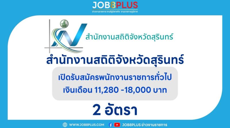 สำนักงานสถิติจังหวัดสุรินทร์