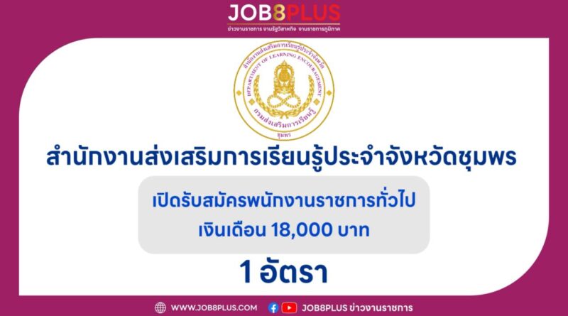 สำนักงานส่งเสริมการเรียนรู้ประจำจังหวัดชุมพร