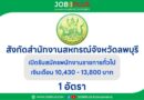 สังกัดสำนักงานสหกรณ์จังหวัดลพบุรี