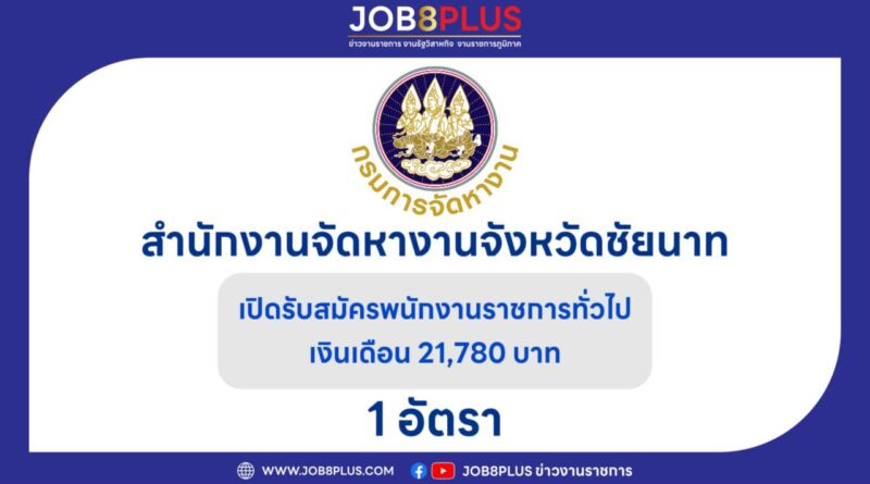 สํานักงานจัดหางานจังหวัดชัยนาท