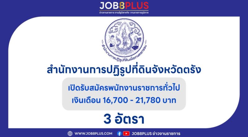 สํานักงานการปฏิรูปที่ดินจังหวัดตรัง