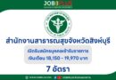 สำนักงานสาธารณสุขจังหวัดสิงห์บุรี